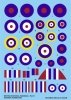 Techmod 72023 - British National Insignias - Hawker Hurricane (1:72)